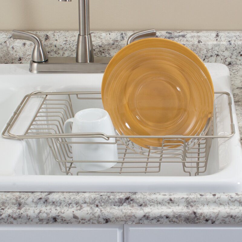Satin Espana Stainless Steel In Sink Dish Rack GL366