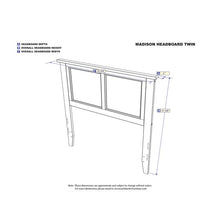 Load image into Gallery viewer, Espinoza Panel Headboard MRM1147
