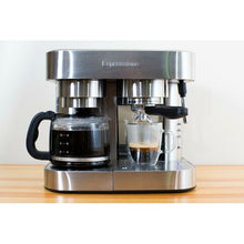 Load image into Gallery viewer, Stainless Steel Combination Coffee &amp; Espresso Maker
