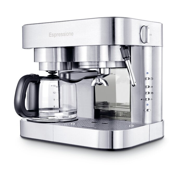 Stainless Steel Combination Coffee & Espresso Maker