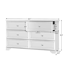 Load image into Gallery viewer, Essex 53.1&#39;&#39; Wide 6 - Drawer Double Dresser
