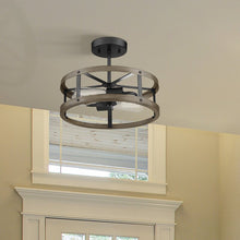 Load image into Gallery viewer, Estera 2 - Light 12.9&#39;&#39; Drum Semi Flush Mount
