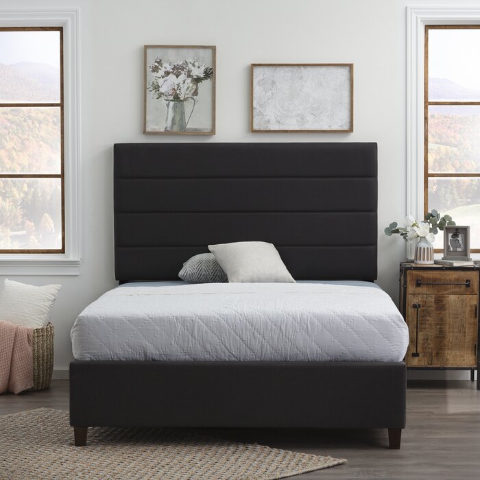 Esters Horizontal Channel Upholstered Headboard Only, King