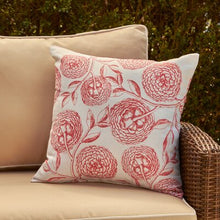 Load image into Gallery viewer, 18&quot; x 18&quot; Coral Esther Outdoor Square Pillow Cover &amp; Insert  (Set of 2) 542ND
