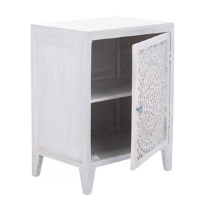 White Wash Etherson 26'' Tall Nightstand