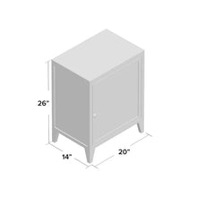 Load image into Gallery viewer, White Wash Etherson 26&#39;&#39; Tall Nightstand
