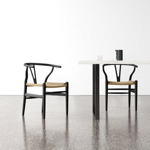 28.75'' H X 22.5'' W X 21.25'' D Etta Wishbone Side Chair (Set of 2)