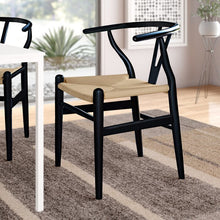 Load image into Gallery viewer, 28.75&#39;&#39; H X 22.5&#39;&#39; W X 21.25&#39;&#39; D Etta Wishbone Side Chair (Set of 2)
