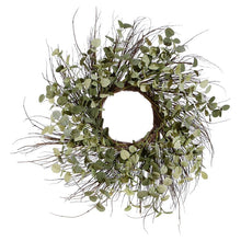 Load image into Gallery viewer, 25&quot; Eucalyptus Wreath #9379
