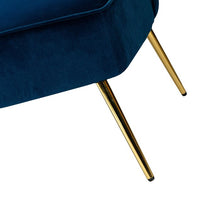 Load image into Gallery viewer, Euclid 18&quot; Velvet Armless Loveseat
