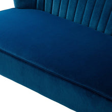Load image into Gallery viewer, Euclid 18&quot; Velvet Armless Loveseat
