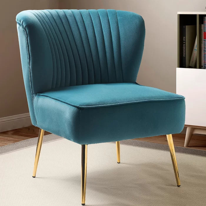 Euclid Upholstered Side Chair, 12' Round