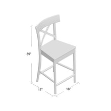 Load image into Gallery viewer, Eugley Solid Wood Bar Stool
