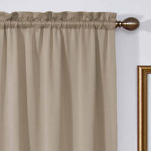 Load image into Gallery viewer, Evangelina Solid Room Darkening Rod Pocket Single Curtain Panel GL115
