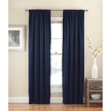 Load image into Gallery viewer, Evangelina Solid Room Darkening Rod Pocket Single Curtain Panel Set of 2 - GL260
