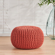 Load image into Gallery viewer, Evangeline 20&quot; Round Pouf Ottoman
