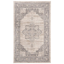 Load image into Gallery viewer, Evart Oriental Area Rug in Cream/Gray, Runner 2&#39; x 12&#39;
