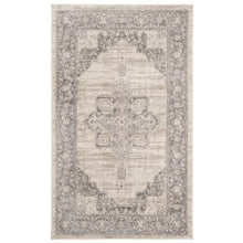 Load image into Gallery viewer, Rectangle 2&#39; x 4&#39; Evart Oriental Area Rug in Cream/Gray

