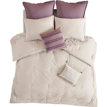 Load image into Gallery viewer, Purple Evelina Reversible Floral Cotton 8 Piece Comforter Set SB1991
