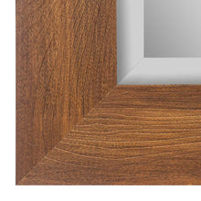 Load image into Gallery viewer, Everaldo Woodgrain Framed Beveled Full Length Mirror
