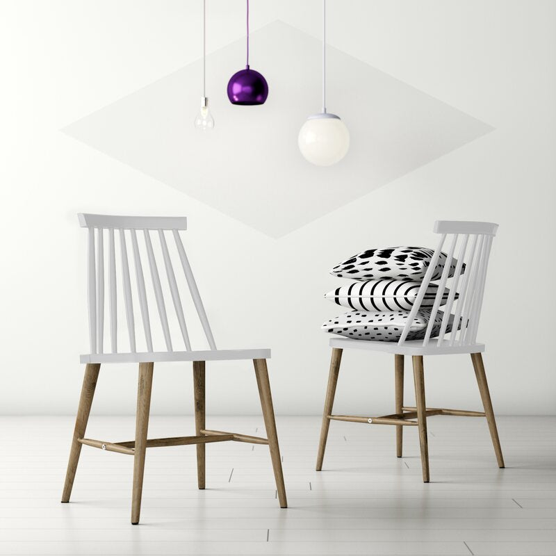 White Everby Slat Back Side Chair (Set of 2) 7097RR