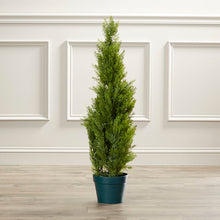 Load image into Gallery viewer, Evgenia Artificial Cedar Topiary in Pot, AH3514
