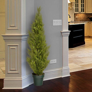 Evgenia Artificial Cedar Topiary in Pot, AH3514