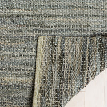 Load image into Gallery viewer, Exley Striped Handmade Flatweave Gray Area Rug 2769AH
