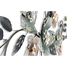 Load image into Gallery viewer, Exploding Flowers Mixed Media Wall Décor
