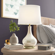 Load image into Gallery viewer, Ezra Iridescent Glass 25&quot; Table Lamp #9080
