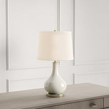 Load image into Gallery viewer, Ezra Iridescent Glass 25&quot; Table Lamp #9080
