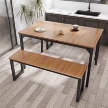Load image into Gallery viewer, Ezzah Person Dining Table and Bench
