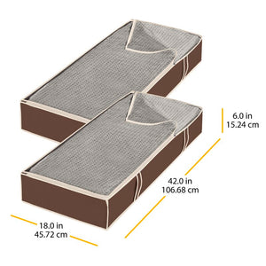 Fabric Underbed Storage (Set of 2) 2204CDR/GL