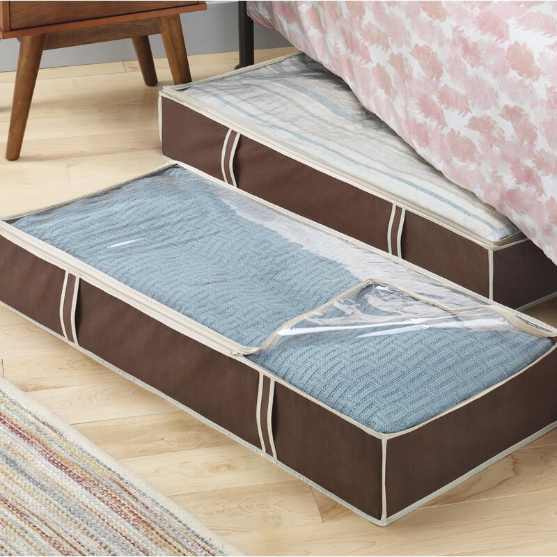 Fabric Underbed Storage (Set of 2) 2204CDR/GL