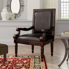 Load image into Gallery viewer, Fagaras 28.25&quot; W Faux Leather Armchair #2117HW
