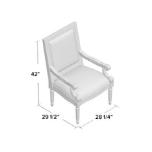 Load image into Gallery viewer, Fagaras 28.25&quot; W Faux Leather Armchair #2117HW
