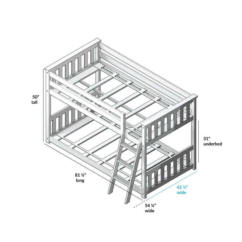 Harriet bee fairgrove clearance twin bunk bed