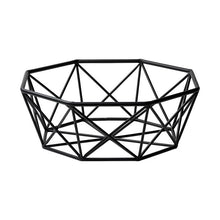 Load image into Gallery viewer, Fairmount Metal Abstract Decorative Bowl in Black (SB879)
