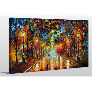 24" H x 40" W x 1" D Farewell To Anger by Leonid Afremov - Wrapped Canvas Print