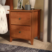 Load image into Gallery viewer, Faringdon 25.25&#39;&#39; Tall 2 - Drawer Solid Wood Nightstand

