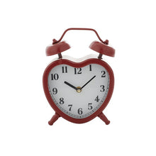 Load image into Gallery viewer, Farmhouse Analog Stainless Steel Quartz Alarm Tabletop Clock
