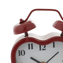 Load image into Gallery viewer, Farmhouse Analog Stainless Steel Quartz Alarm Tabletop Clock
