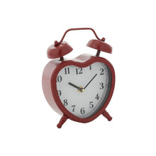 Load image into Gallery viewer, Farmhouse Analog Stainless Steel Quartz Alarm Tabletop Clock
