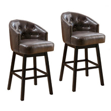 Load image into Gallery viewer, Farmington 30&quot; Swivel Bar Stool (Set of 2) AP347

