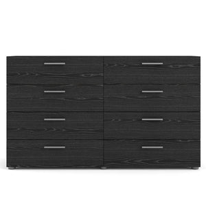 Black Farnhill 8 Drawer 55.12'' W Double Dresser
