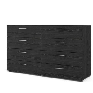 Black Farnhill 8 Drawer 55.12'' W Double Dresser
