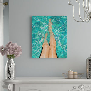 46" H x 36" W x 6" D Fashion And Glam Summer Legs Lifestyle - Print on Canvas 3235AH