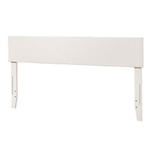 Load image into Gallery viewer, QUEEN Fatuberlio Panel Headboard - White - 436CE
