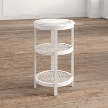 Load image into Gallery viewer, White Faust End Table, #6415
