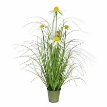 Load image into Gallery viewer, 24&quot; H x 10&quot; W x 10&quot; D Faux Grass in Metal Pot
